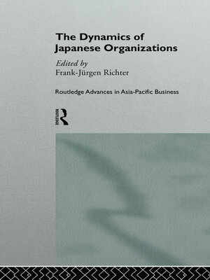 cover image of The Dynamics of Japanese Organizations